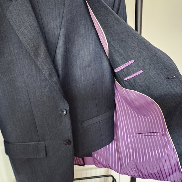 150's Wool & Cashmere Custom Suit Size ~38R - Picture 2 of 16